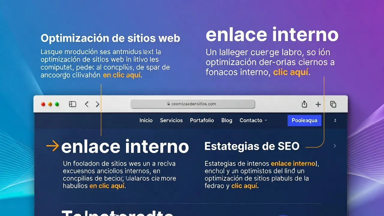Enlazado interno y anchor text en el diseño web SEO Enlazado interno y anchor text
