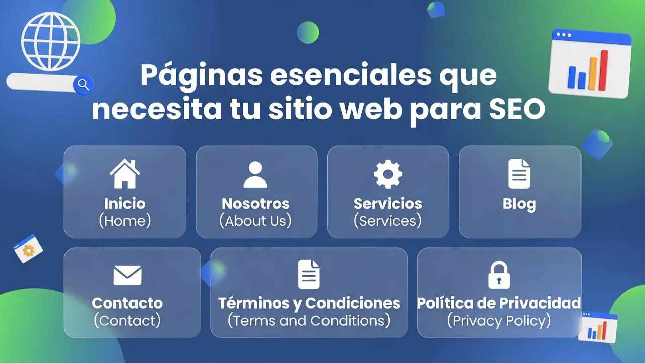 Las páginas esenciales que todo diseño web SEO necesita Las páginas esenciales que todo diseño web SEO necesita