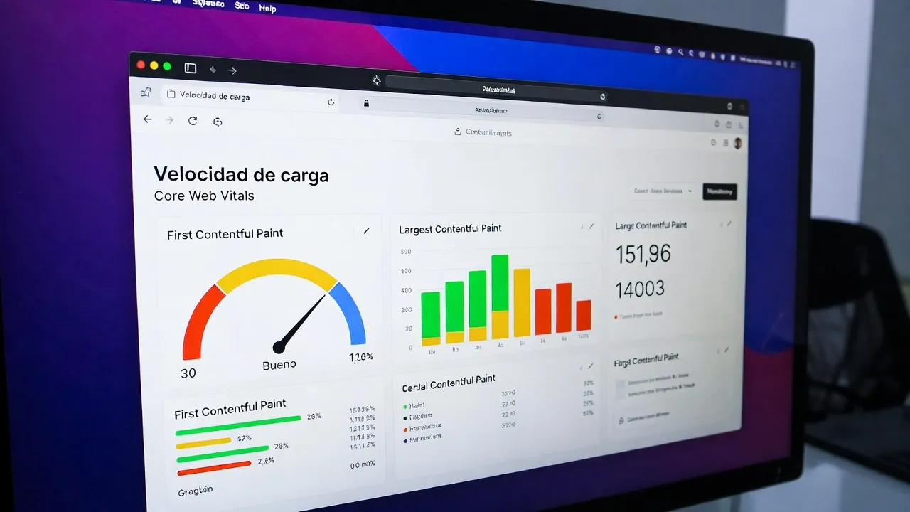 Velocidad de carga y Core Web Vitals: el combustible técnico del diseño web SEO Velocidad de carga y Core Web Vitals