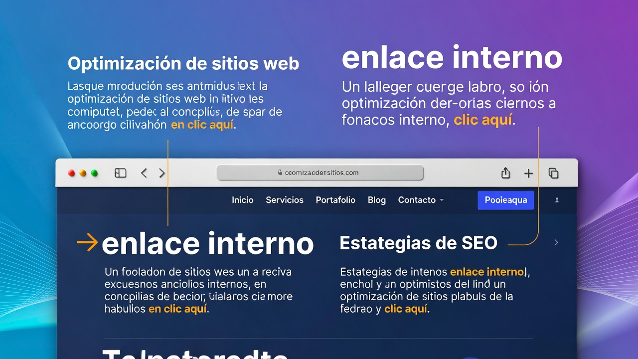 Enlazado interno y anchor text en el diseño web SEO Enlazado interno y anchor text