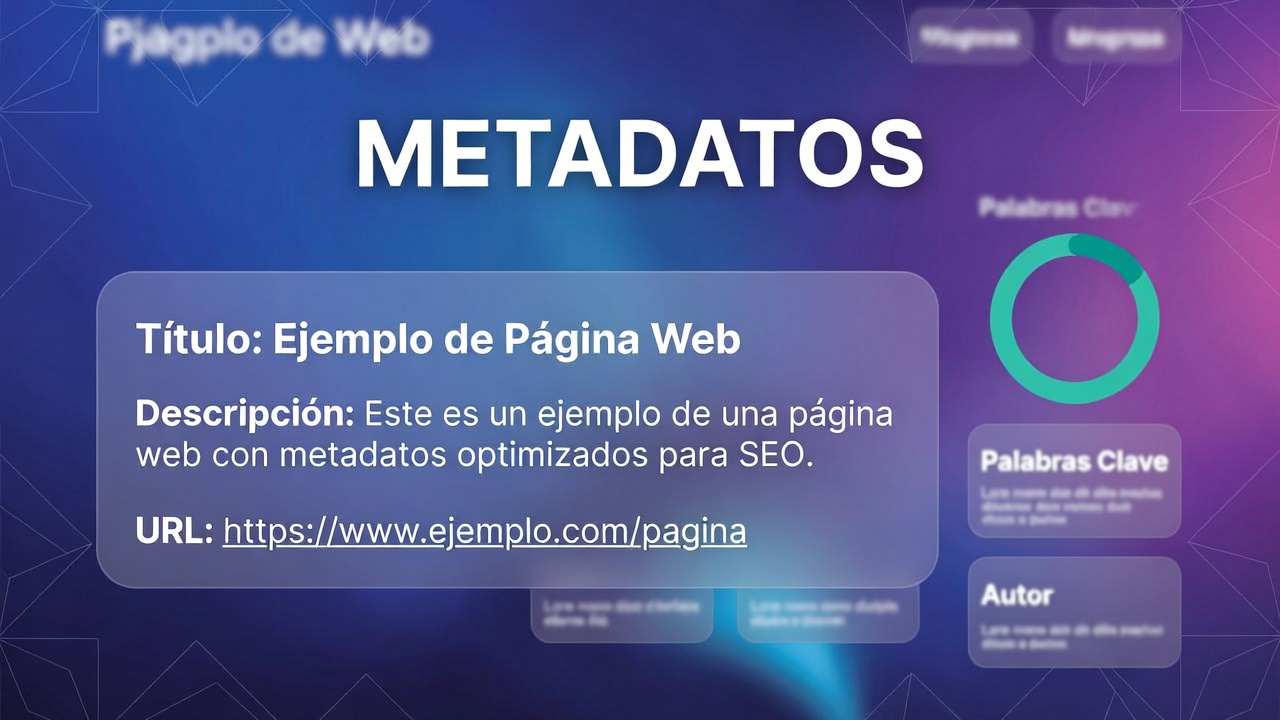 Metadatos: lo que Google lee antes que nadie en el diseño web SEO Metadatos que Google lee