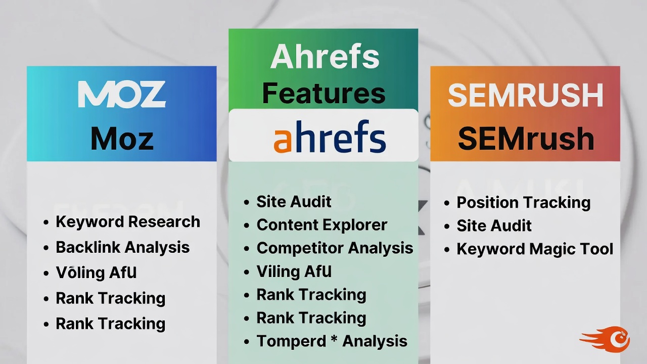 Moz vs Ahrefs vs SEMrush para medir autoridad